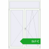 Ustalenie cen Drzwi balkonowe 1600x2400 mm BALCONY DOOR REHAU SYNEGO RAL 9016 Traffic white dwustronny. Cena: 869,29 €