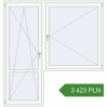 Ustalenie cen Drzwi balkonowe 2000x2100 mm BALCONY DOOR REHAU SYNEGO RAL 9016 Traffic white dwustronny. Cena: 3 423.25 PLN