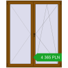 Ustalenie cen Drzwi balkonowe 1740x2100 mm BALCONY DOOR REHAU SYNEGO GOLDEN OAK dwustronny. Cena: 4365,47 zł
