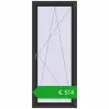 Ustalenie cen Drzwi balkonowe 900x2150 mm BALCONY DOOR REHAU EURO 70 BLACK_STRUCTURAL dwustronny. Cena: 514,17 €