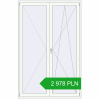 Pricing Balcony doors 1500x2315 mm BALCONY DOOR REHAU EURO 70 RAL 9016 Traffic white two-sided. Price: 2 978.47 PLN