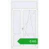 Ustalenie cen Drzwi balkonowe 1320x2400 mm BALCONY DOOR REHAU EURO 70 RAL 9016 Traffic white dwustronny. Cena: 484,79 €
