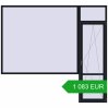 Pricing Balcony doors 3000x2750 mm BALCONY DOOR REHAU EURO 70 BLACK_COOL_110L-2 two-sided. Price: 1 082.72 EUR
