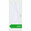 Pricing Balcony doors 832x1994 mm BALCONY DOOR REHAU EURO 70 RAL 9016 Traffic white two-sided. Price: 268,76 €