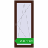 Pricing Balcony doors 900x2200 mm BALCONY DOOR REHAU EURO 70 BLACK_CHERRY two-sided. Price: 2 486.84 PLN