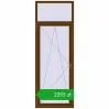 Pricing Balcony doors 900x2500 mm BALCONY DOOR REHAU SYNEGO WALNUT two-sided. Price: 2392,86 zł