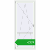 Pricing Balcony doors 950x2250 mm BALCONY DOOR REHAU EURO 70 RAL 9016 Traffic white two-sided. Price: 519,14 €