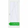 Pricing Balcony doors 900x2300 mm BALCONY DOOR REHAU EURO 60 RAL 9016 Traffic white two-sided. Price: 1 475.67 PLN