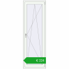 Pricing Balcony doors 700x2100 mm BALCONY DOOR REHAU EURO 60 RAL 9016 Traffic white two-sided. Price: 224,36 €