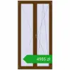 Ustalenie cen Drzwi balkonowe 1200x2400 mm BALCONY DOOR REHAU SYNEGO WALNUT dwustronny. Cena: 4984,73 zł