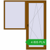 Pricing Balcony doors 1900x2200 mm BALCONY DOOR REHAU SYNEGO GOLDEN OAK two-sided. Price: 4 805.15 PLN