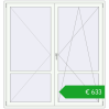 Pricing Balcony doors 1880x2000 mm BALCONY DOOR REHAU EURO 70 RAL 9016 Traffic white two-sided. Price: 633,32 €