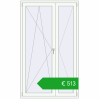 Pricing Balcony doors 1250x2100 mm BALCONY DOOR REHAU EURO 70 RAL 9016 Traffic white two-sided. Price: 684,38 €
