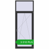 Pricing Balcony doors 1000x2600 mm BALCONY DOOR REHAU EURO 70 BLACK_STRUCTURAL two-sided. Price: 3 010.07 PLN