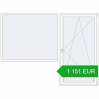 Pricing Balcony doors 2800x2100 mm BALCONY DOOR REHAU SYNEGO RAL 9016 Traffic white two-sided. Price: 1 150.93 EUR