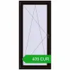 Pricing Balcony doors 880x1880 mm BALCONY DOOR REHAU EURO 60 BLACK_BROWN two-sided. Price: 409.42 EUR