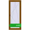 Pricing Balcony doors 900x2150 mm BALCONY DOOR REHAU EURO 70 GOLDEN OAK two-sided. Price: 450,04 €