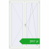 Pricing Balcony doors 1400x2200 mm BALCONY DOOR REHAU SYNEGO RAL 9016 Traffic white two-sided. Price: 3916,51 zł