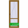 Pricing Balcony doors 800x2200 mm BALCONY DOOR REHAU SYNEGO LIGHT_OAK two-sided. Price: 2 712.84 PLN