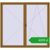 Pricing Balcony doors 2500x2300 mm BALCONY DOOR REHAU SYNEGO LIGHT_OAK two-sided. Price: 4598,58 zł