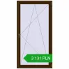 Pricing Balcony doors 1100x2100 mm BALCONY DOOR REHAU SYNEGO DARK_OAK two-sided. Price: 3 130.87 PLN