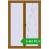 Pricing Balcony doors 1500x2200 mm BALCONY DOOR REHAU SYNEGO LIGHT_OAK two-sided. Price: 6 469.16 PLN