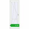 Pricing Balcony doors 700x2100 mm BALCONY DOOR REHAU EURO 70 RAL 9016 Traffic white two-sided. Price: 342,18 €