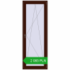 Pricing Balcony doors 800x2200 mm BALCONY DOOR REHAU EURO 70 BLACK_CHERRY two-sided. Price: 2 083.11 PLN