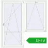 Pricing Balcony doors 2000x2100 mm BALCONY DOOR REHAU EURO 70 RAL 9016 Traffic white two-sided. Price: 3344,25 zł
