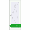 Pricing Balcony doors 800x2100 mm BALCONY DOOR REHAU SYNEGO RAL 9016 Traffic white two-sided. Price: 614,74 €