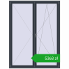 Ustalenie cen Drzwi balkonowe 1800x2400 mm BALCONY DOOR REHAU SYNEGO ANTHRACITE_GREY_STRUKTURAL dwustronny. Cena: 5368,31 zł