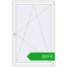 Ustalenie cen Drzwi balkonowe 1300x2000 mm BALCONY DOOR REHAU SYNEGO RAL 9016 Traffic white dwustronny. Cena: 509,21 €