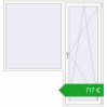 Pricing Balcony doors 2000x2100 mm BALCONY DOOR REHAU SYNEGO RAL 9016 Traffic white two-sided. Price: 717,17 €