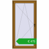 Pricing Balcony doors 1000x1990 mm BALCONY DOOR REHAU SYNEGO LIGHT_OAK two-sided. Price: 633,98 €