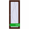 Pricing Balcony doors 800x2100 mm BALCONY DOOR REHAU SYNEGO BLACK_CHERRY two-sided. Price: 343,76 €