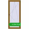 Pricing Balcony doors 1000x2300 mm BALCONY DOOR REHAU SYNEGO LIGHT_OAK two-sided. Price: 3 254.07 PLN