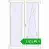 Pricing Balcony doors 1450x2140 mm BALCONY DOOR REHAU SYNEGO RAL 9016 Traffic white two-sided. Price: 3 639.23 PLN