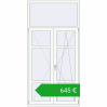 Ustalenie cen Drzwi balkonowe 1200x2400 mm BALCONY DOOR REHAU SYNEGO RAL 9016 Traffic white dwustronny. Cena: 644,66 €