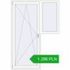 Ustalenie cen Drzwi balkonowe 1450x2100 mm BALCONY DOOR REHAU EURO 70 RAL 9016 Traffic white dwustronny. Cena: 1 295.76 PLN