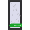 Pricing Balcony doors 900x2000 mm BALCONY DOOR REHAU SYNEGO ANTHRACITE_GREY_GLATT two-sided. Price: 667.57 EUR
