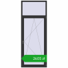 Ustalenie cen Drzwi balkonowe 1000x2600 mm BALCONY DOOR REHAU EURO 70 BLACK_STRUCTURAL dwustronny. Cena: 2605,28 zł