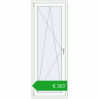 Ustalenie cen Drzwi balkonowe 720x1980 mm BALCONY DOOR REHAU EURO 70 RAL 9016 Traffic white dwustronny. Cena: 350,28 €