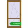 Pricing Balcony doors 1100x2100 mm BALCONY DOOR REHAU SYNEGO LIGHT_OAK two-sided. Price: 3 088.57 PLN