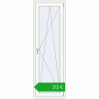 Pricing Balcony doors 670x2080 mm BALCONY DOOR REHAU EURO 70 RAL 9016 Traffic white two-sided. Price: 212,48 €