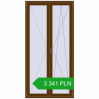 Pricing Balcony doors 1200x2400 mm BALCONY DOOR REHAU SYNEGO WALNUT two-sided. Price: 3 340.75 PLN