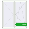 Pricing Balcony doors 1600x1800 mm BALCONY DOOR REHAU EURO 60 RAL 9016 Traffic white two-sided. Price: 537,59 €