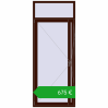 Ustalenie cen Drzwi balkonowe 1000x2500 mm BALCONY DOOR REHAU EURO 70 BLACK_CHERRY dwustronny. Cena: 674,66 €