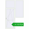 Pricing Balcony doors 1870x2920 mm BALCONY DOOR REHAU SYNEGO RAL 9016 Traffic white two-sided. Price: 4 115.29 PLN
