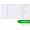 Pricing Balcony doors 2800x2100 mm BALCONY DOOR REHAU SYNEGO RAL 9016 Traffic white two-sided. Price: 4 018.22 PLN