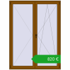 Pricing Balcony doors 1640x2200 mm BALCONY DOOR REHAU EURO 70 GOLDEN OAK two-sided. Price: 820,35 €
